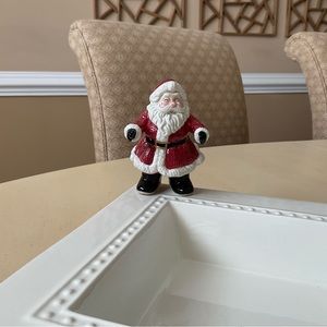 Smiling Christmas Santa Platter Decoration 🎅